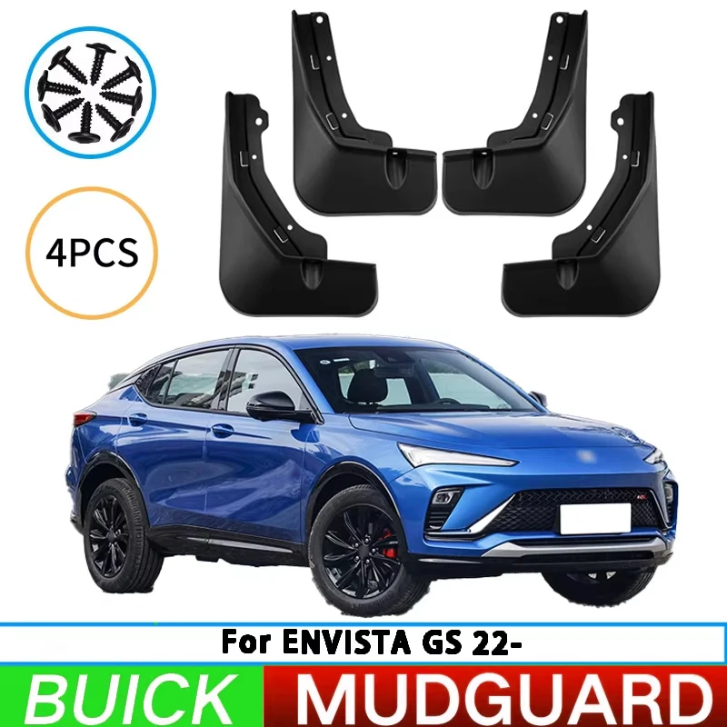 Suitable for Buick Envista GS 2022-2024 front and rear wheel mudguards, tire mudguards, and splash guards.