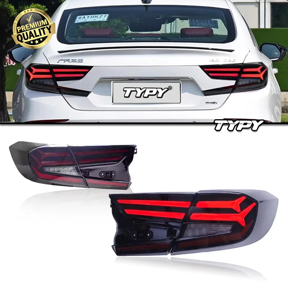 

TYPY Car Tail Lamps For Honda Accord 10th 2018-2021 Upgrade Modified LED Taillights Dynamic Turn Signal Lamp Car Accessories