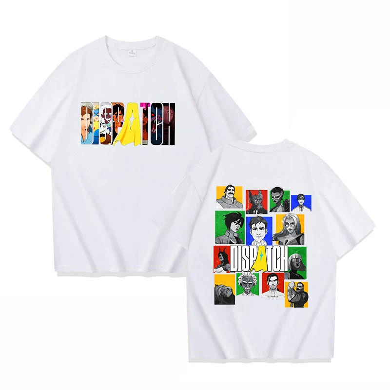 Hot Game Dispatch Printing T-shirt Women Men Fashion Short Sleeve Street Casual Personality Summer T-shirt