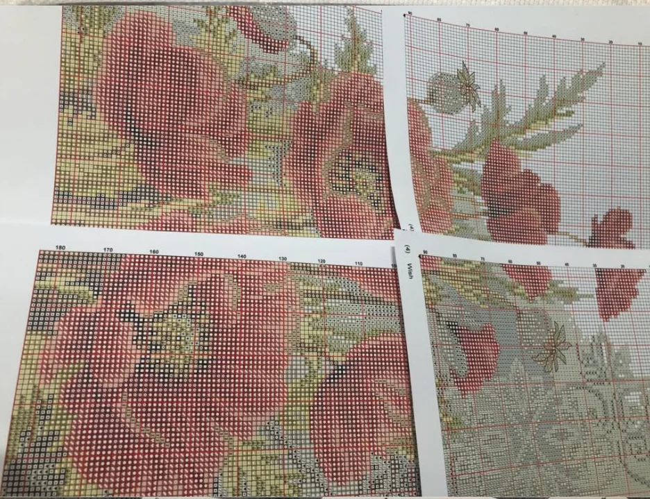 Collection Counted Cross Stitch Kit Squirrel Chipmunk Raccoon Rabbit Kitty Rose Rooster Cross Stitch Snow White and Apple 27-24 view 5