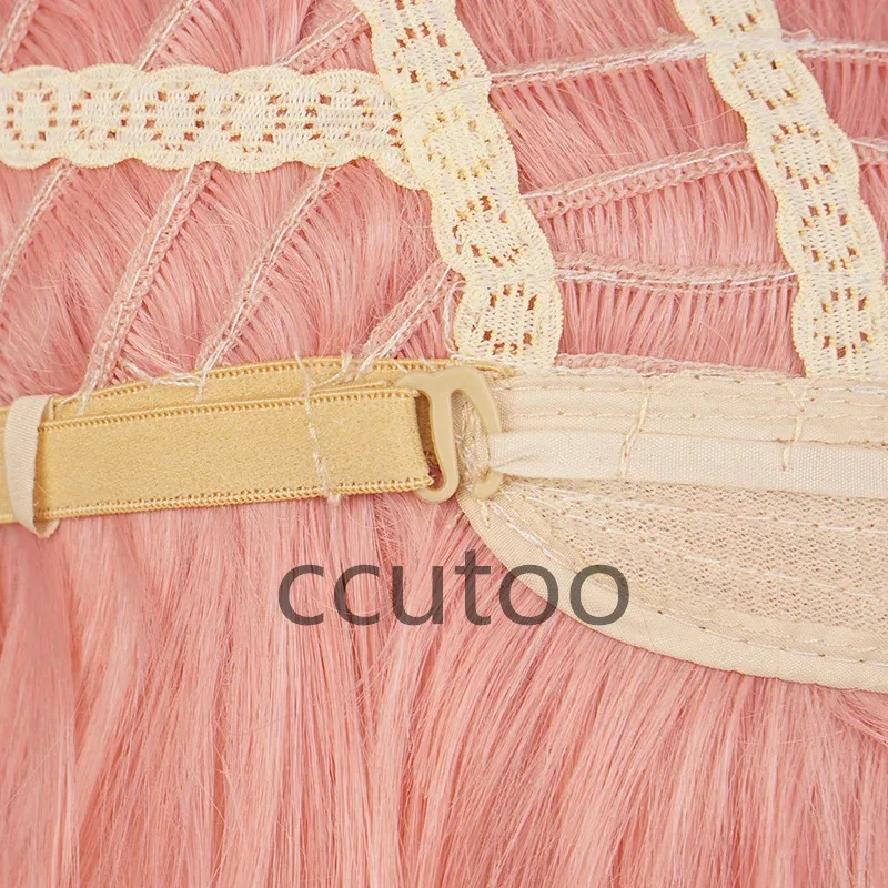 วิกผมซิซี่ 2025 สำหรับคอสเพลย์อนิเมะสาว ฮารุโนะ ซากุระ สีชมพู น่ารัก ทนความร้อน เหมาะสำหรับงานปาร์ตี้ แต่งกายเป็นตัวละคร + ที่คาดผมสีแดง + หมวกคลุมผม