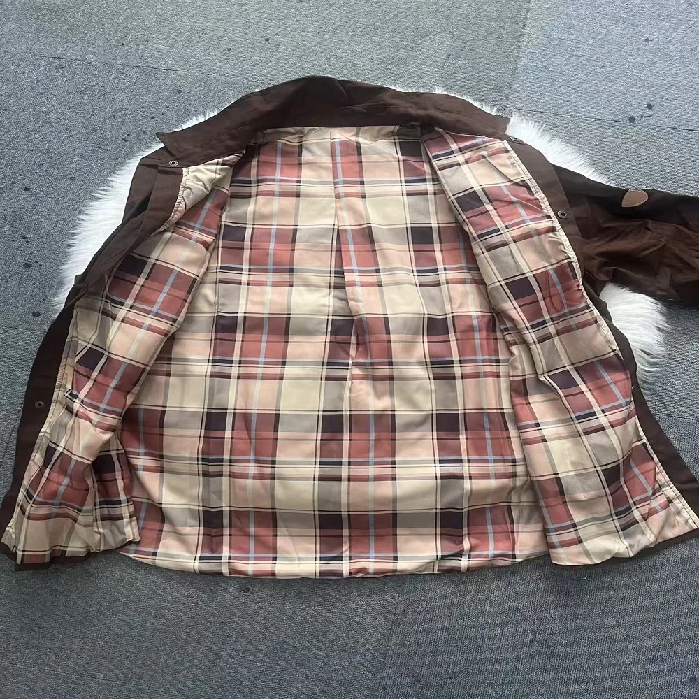 دراجة نارية نمط الرجال سترة الثقيلة طويلة الأكمام سترة قطن الخريف الشتاء الرجعية عمال سترة سميكة يندبروف جاك