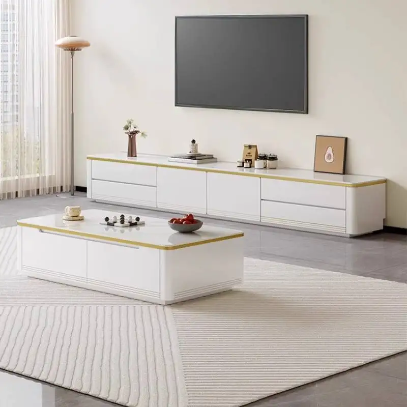 Vertical Cabinet Tv Stand Living Room Drawers Floor Modern Bedroom Tv Stand Nordic Luxury White Mobili Per La Casa Furniture