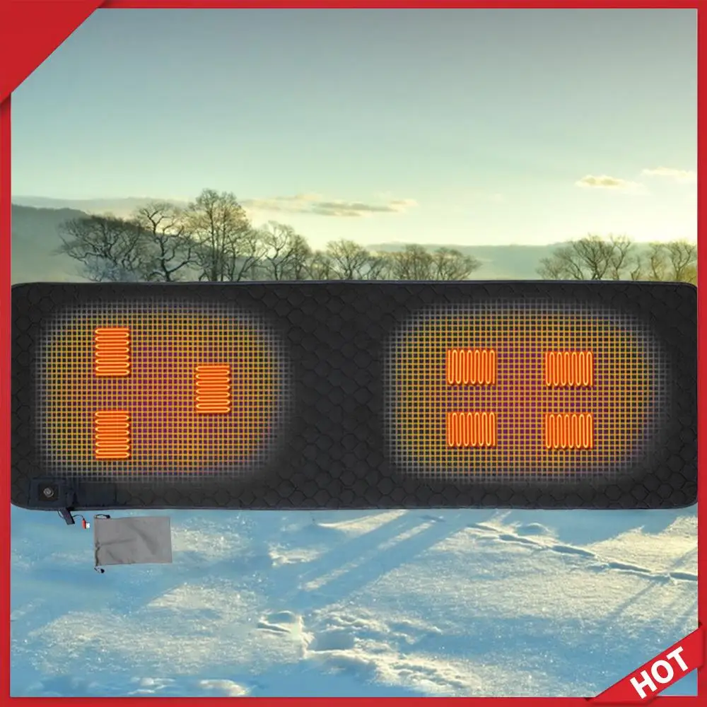 

Умное одеяло с подогревом на 7 зонах, от 38 до 65 градусов ℃ Трехступенчатый изолирующий греющий коврик с питанием от USB для кемпинга и походов на природе