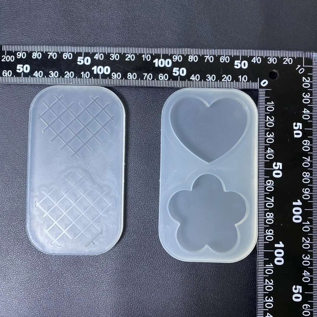 Biscuit Layered Resin Casting Mold Silicone Mold Accessories Resin Liquid Mold Resin Keychain Silicone Mold Resin Mold