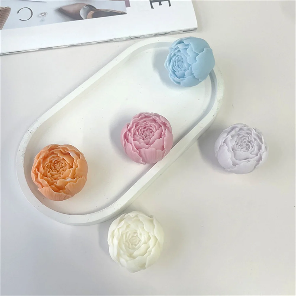 Molde de silicona para decoración de Chocolate, diseño bonito, suministros para el hogar, flores, velas hechas a mano, ampliamente utilizado