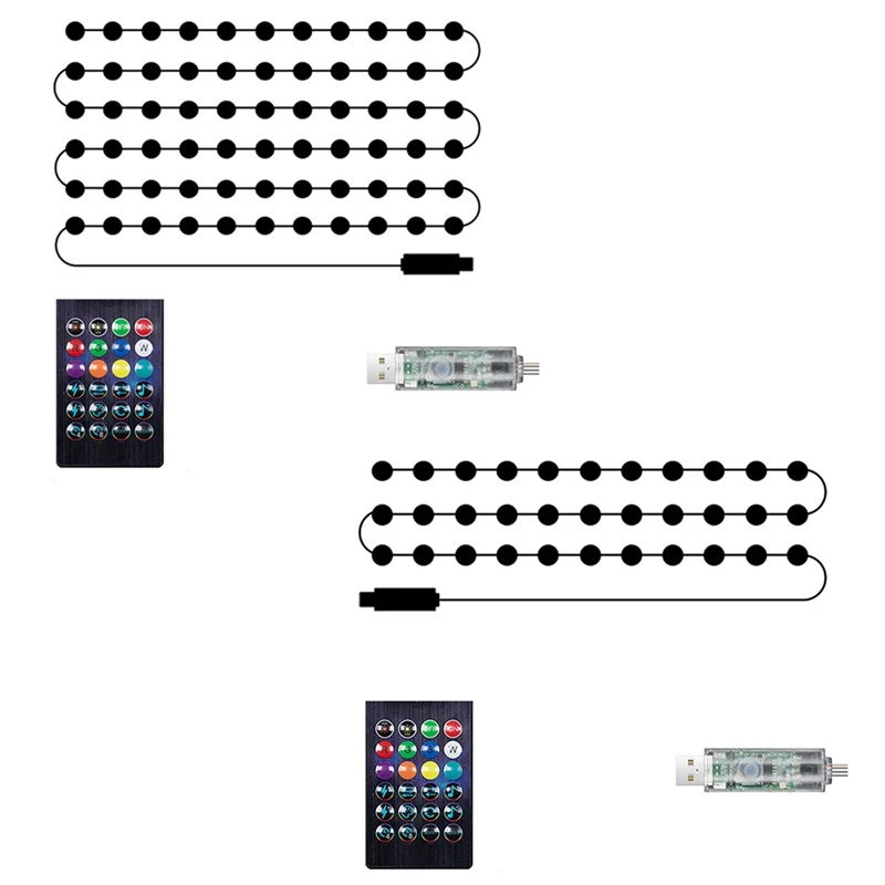 Лидер продаж! Умная светодиодная RGB-гирлянда, Внешнее украшение, домашний декор «сделай сам», водонепроницаемая светодиодная гирлянда, ночник, освещение для кемпинга