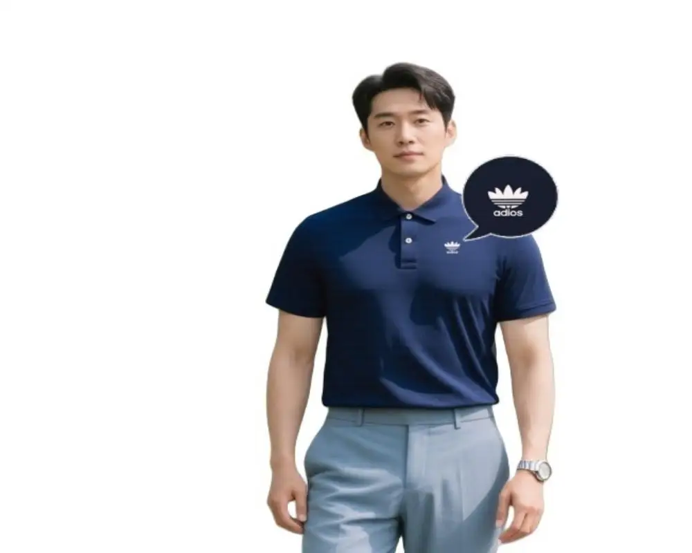 

Fashionable new high-end luxury brand golf stand collar polo shirt 100% pure cotton men's T-shirt business casual printed design