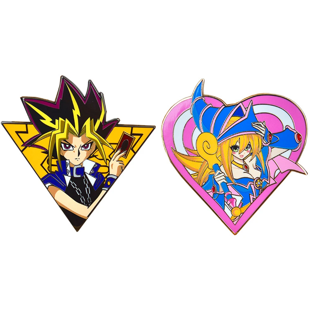 Anime Yu-Gi-Oh! ATEM Zwart Donker Goochelaar Meisje Cosplay Kostuum Prop Metalen Badge Pin Legering Broche Accessoires