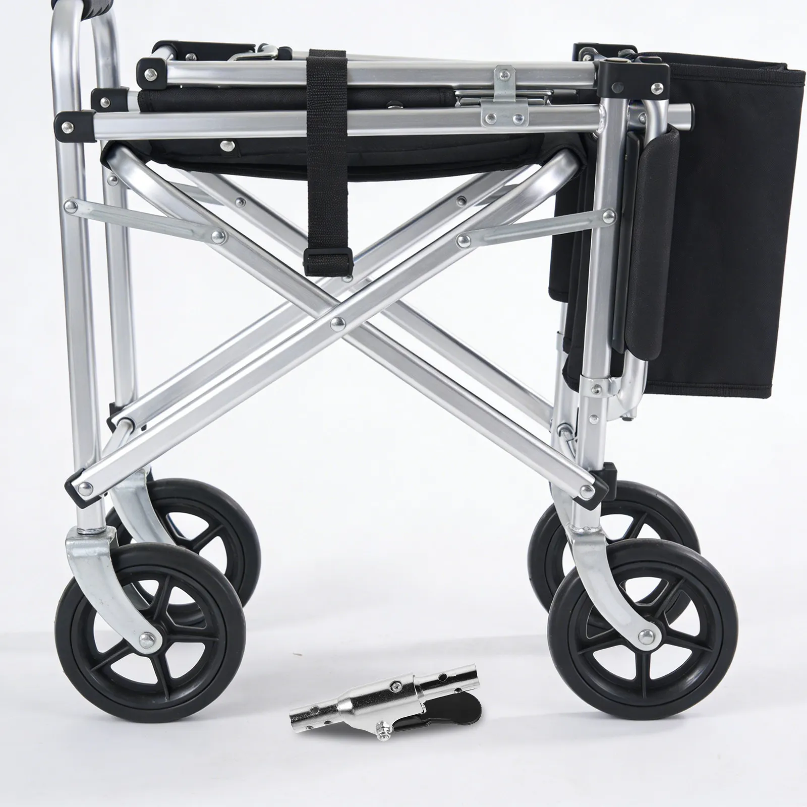 

Iron Wheelchair Backrest Folding Switch Device Folding Mechanism for Wheelchair Backrest Adjustment Secure Locking Hospital Home