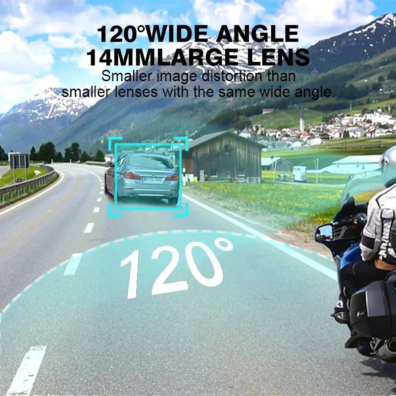 

Мотоциклетный рекордер 2K 2025 года и 6 гонщиков, говорящий шлем, Bluetooth-гарнитура для внутренней связи Maxto M3S