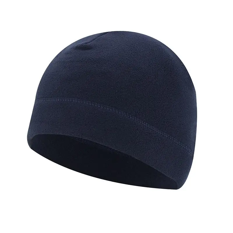 Solid Color Warm Fleece Sports Hat Caps Autumn Winter Classic Outdoor Windproof Hiking Fishing Cycling Men Caps