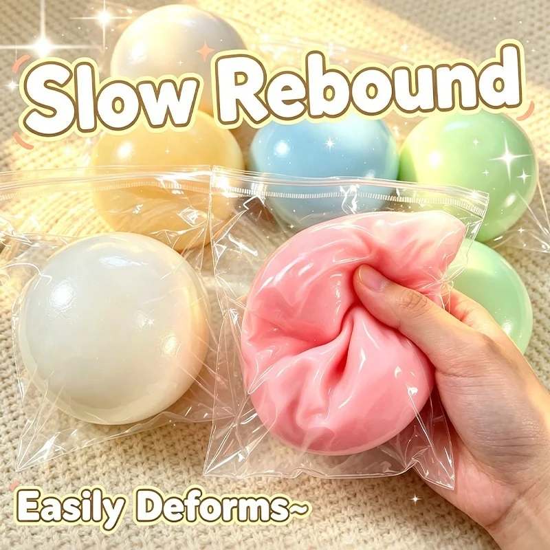 Daifuku Slow Rebound Squishy Smooth Squeeze Stress Relief Sensory Toy For Office Break Ins Trend Portable Fidget Relax Gadget