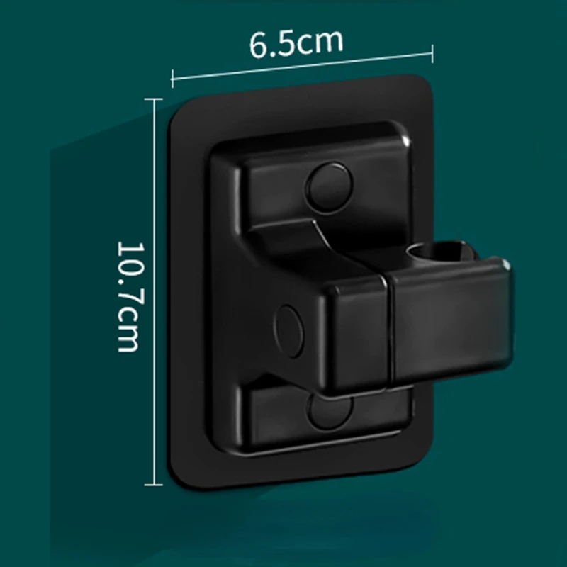 Support de pomme de douche à ventouse réglable à 360 °, montage mural rapide