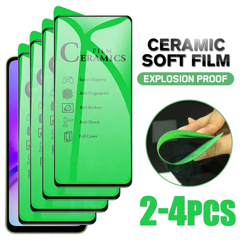 Explosion-proof Ceramic Film For Samsung A05 A05S A04e Core A03 A02 C55 A20 A30 A50 A70 F55 F15 F34 F54 M55 M35 Screen Protector