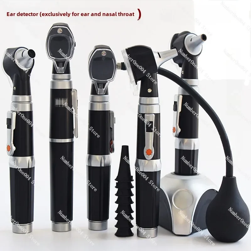 Electronic Otoscope Medical Amplification Otoscope Fiber Optic Large Window Household Electric Otoscope Professional