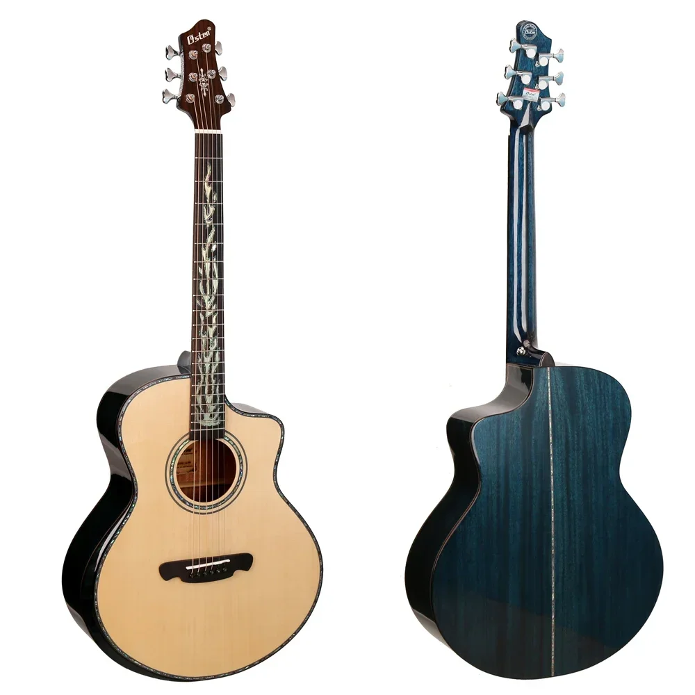 China Wholesale Price OEM 40 Inch Acoustic Guitar Solid Wood 6 Strings