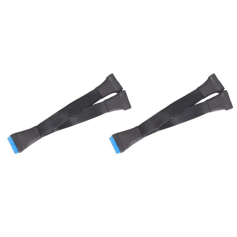 Exquisite-2X Motherboard Mainboard USB3.0 19Pin 20Pin 19-Pin 20-Pin 1 To 2 Power Expansion Cable 12CM