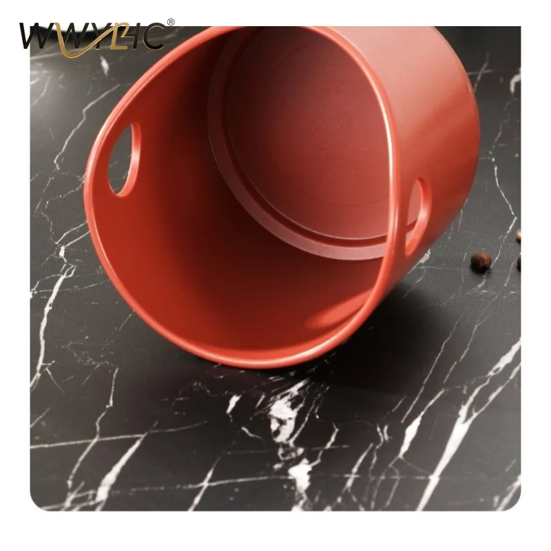 Mini Coffee Tapping Box, Concentrated Grinding Box, Portable Trash Can Tool, Suitable for Home Cafes and Bars