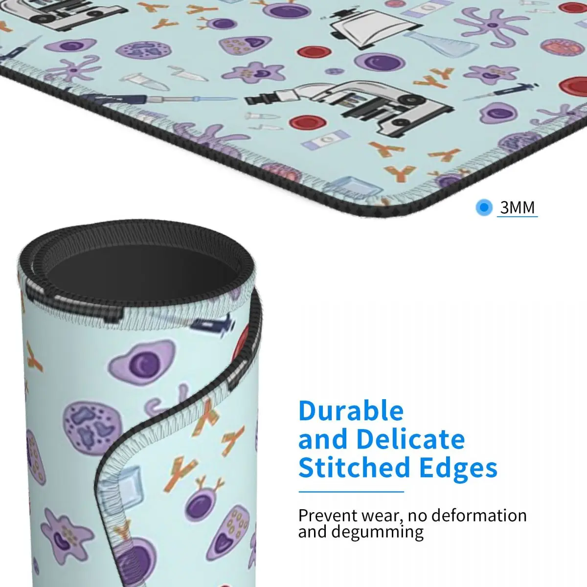 Alfombrilla de ratón científica, alfombrilla para teclado de ordenador, alfombrilla para ratón, Gaming, PC, portátil, escritorio, accesorios de oficina, alfombrillas para mesa