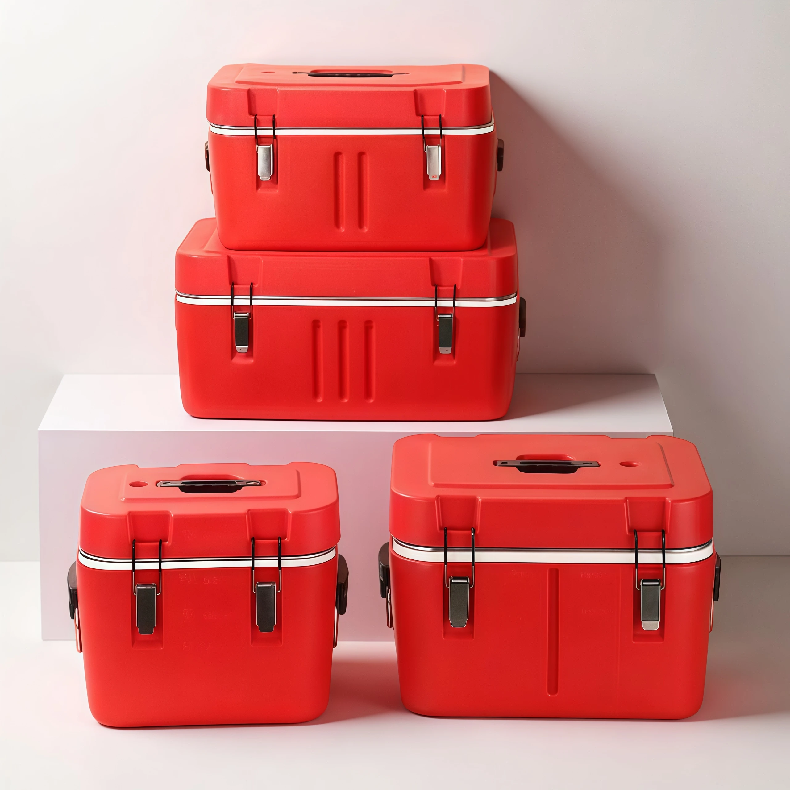 15/25/35/50L 4-piece Stainless Steel Insulation Barrel Food Warmer Food Storage and Commercial Container