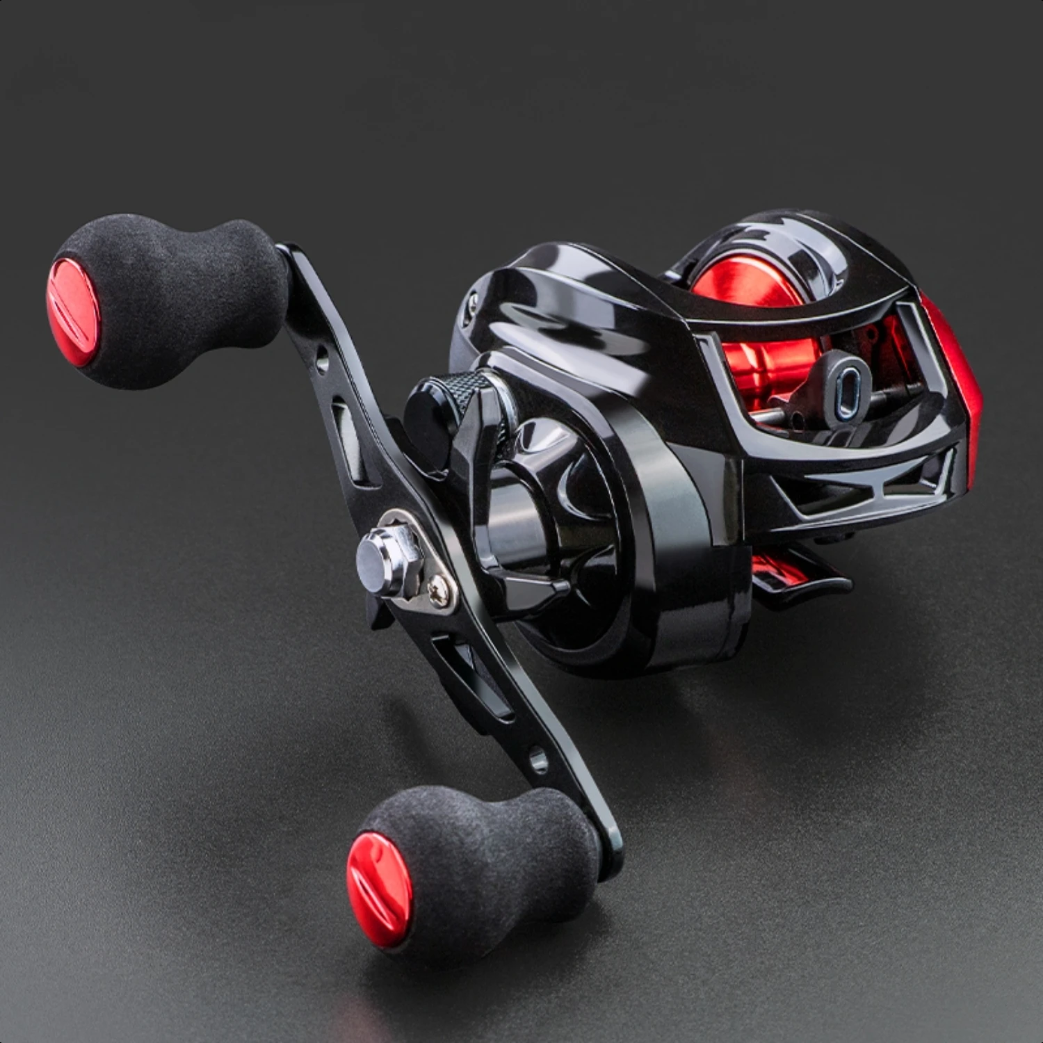 

High Performance AE Baitcasting Fishing Reel with 7.2:1 Gear Ratio and 8kg Max Drag for Long Casting, Premium Fishing Wheel Acce