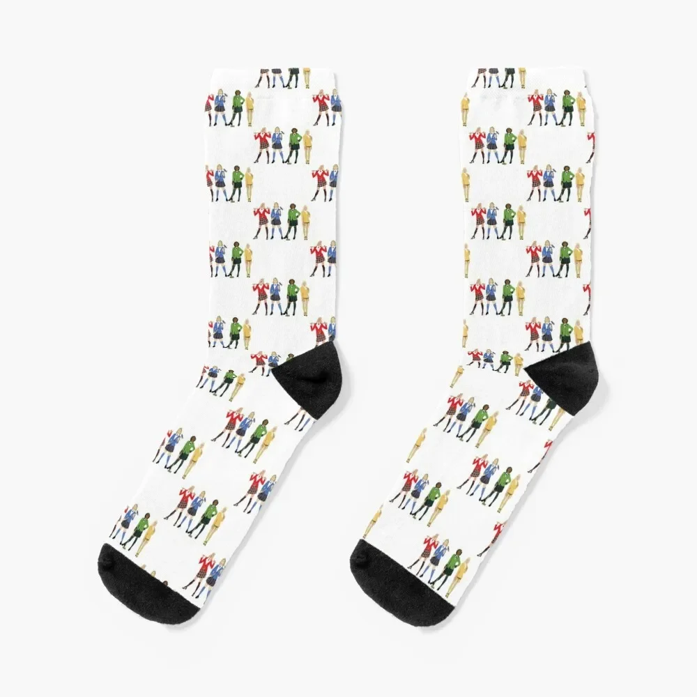 heathers Socks set basketball Non-slip Ladies Socks Men's