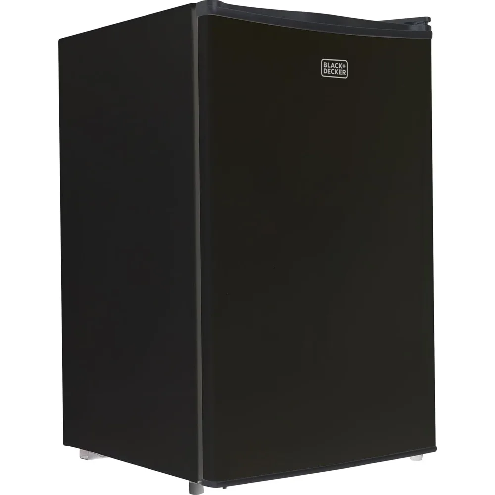 BCRK43B Compact Refrigerator Energy Star Single Door Mini Fridge with Freezer, 4.3 Cubic Ft., Black