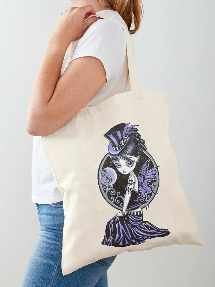 

Audrey Gothic Victorian Couture Fairy by Myka Jelina Tote Bag free delivery bags Customizable tote bag tote bag women handbag