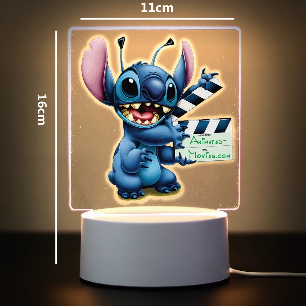 1 ชิ้นขายร้อนตัวละครเคลื่อนไหวเด็ก Night Light Home Decor คริสต์มาสของขวัญ 3D Touch LED Night Light เด็กตกแต่งห้อง