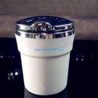 y1gd Compact Smokeless Ashtray Car Cigarette Ashtray with LED Light Car Trash Can for Most Car Cup Holder for Smokers