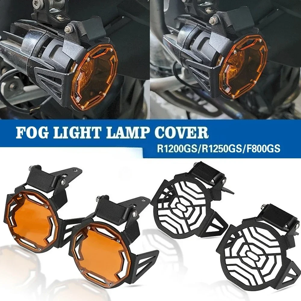 

For BMW R1250GS R1250 R 1250 GS ADV Adventure 2018 2019 2020 2021 2022 Motorcycle Fog Lamp Light Cover Guard Grille Protector