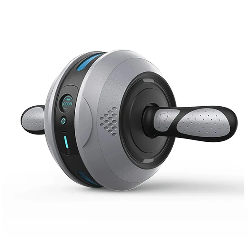 【Hot】Smart Abdominal Wheel Reduce abdomen and thin abdomen artifact Automatic rebound fitness equipment Abdominal exercise at ho