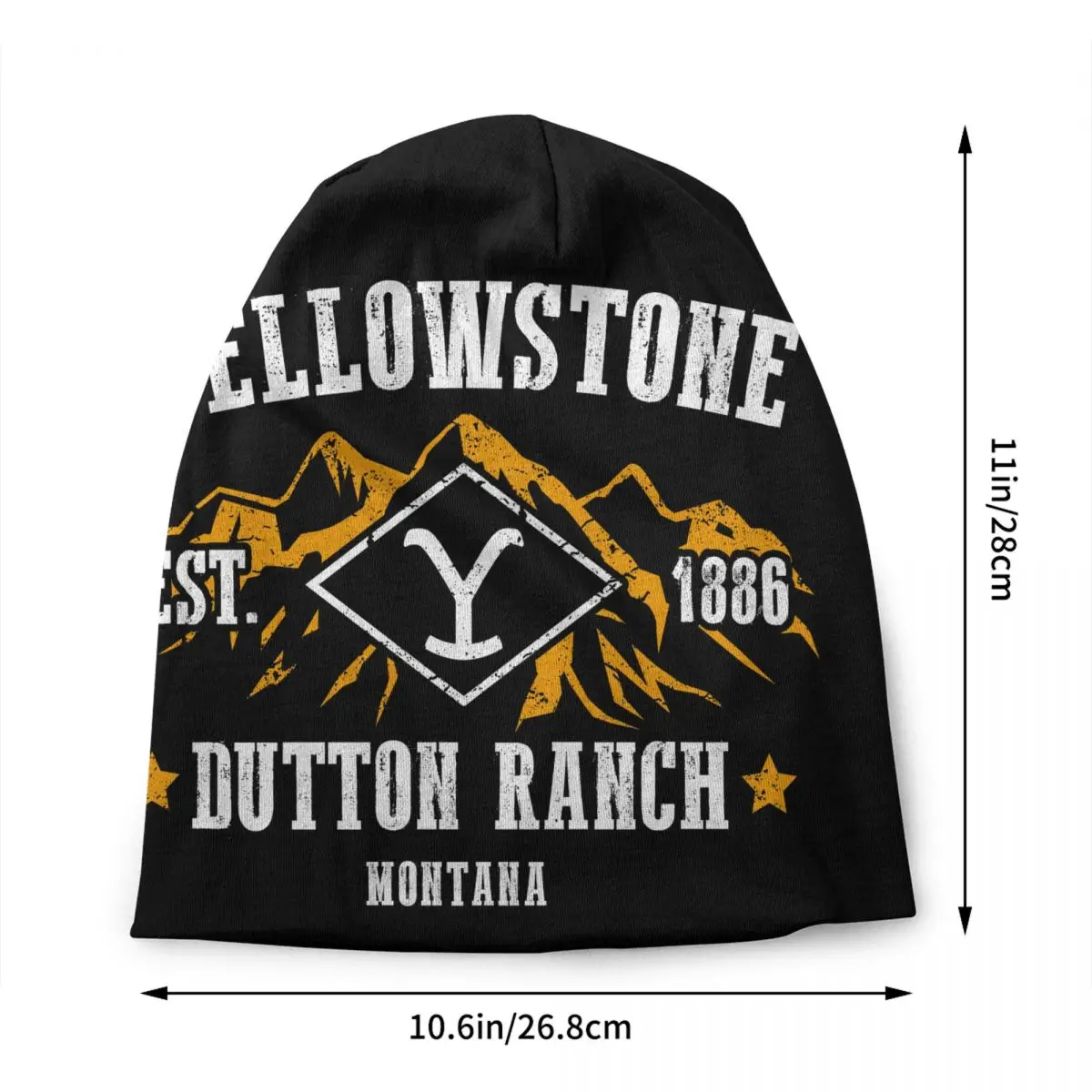 Yellowstone Bonnet Hats Hip Hop Knitted Hat For Men Women Autumn Winter Warm Dutton Ranch Montana Skullies Beanies Caps