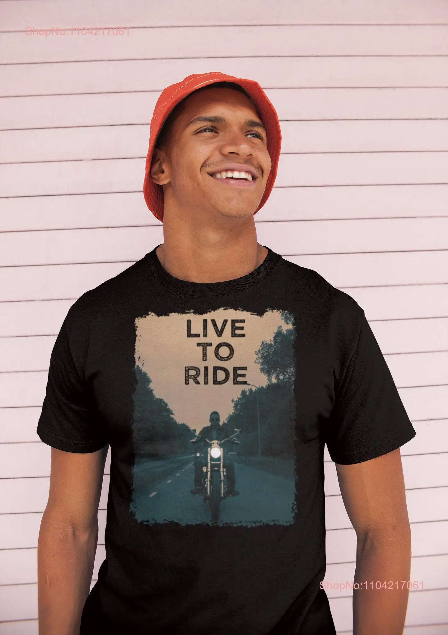 Camiseta con diseño de libertad solitaria para motociclista Live to Ride, manga larga o corta para mujer