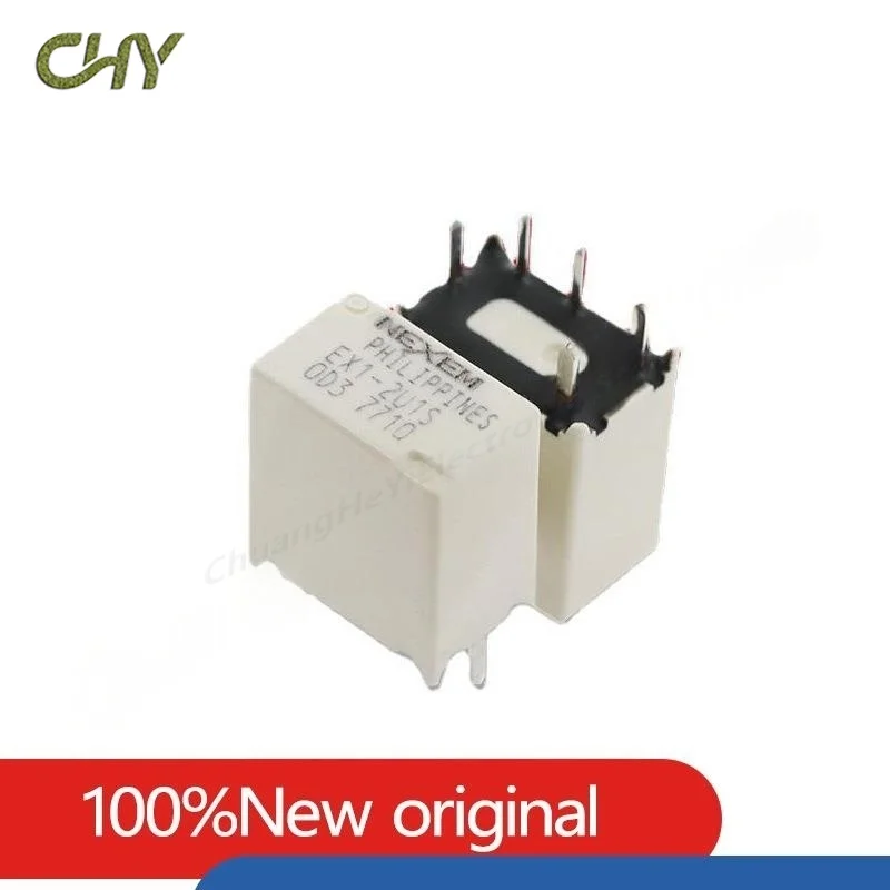 1-5Pcs/Lot 100% Original New Automotive Relays EX1 EX1-2U1  EX1-2U1S EX1-2U1J EX1-2U1L 5Pins 12VDC Auto computer board relay