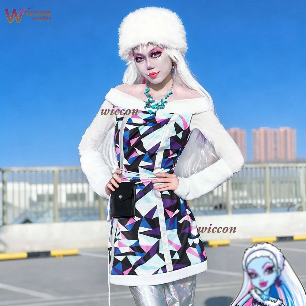 Wona-uniformes de escuela secundaria para niñas, disfraz de Abby Abbey, peluca, trajes de película, Jirai Kei, ropa Sexy, juego de rol de monstruo de Halloween