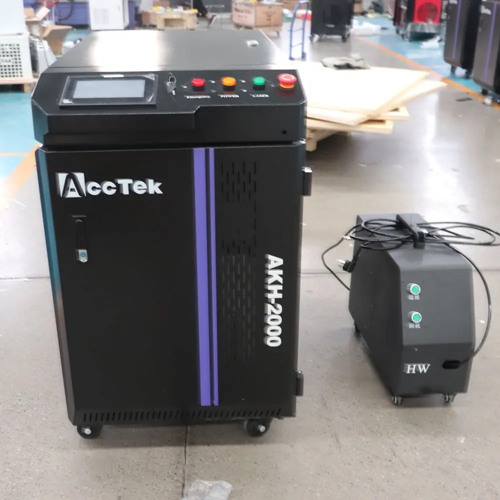 Au3tech Laser Handheld Fiber Laser Welding Machine 1500W 2000W 3000W laser Welder Machine with S&A Water Chiller