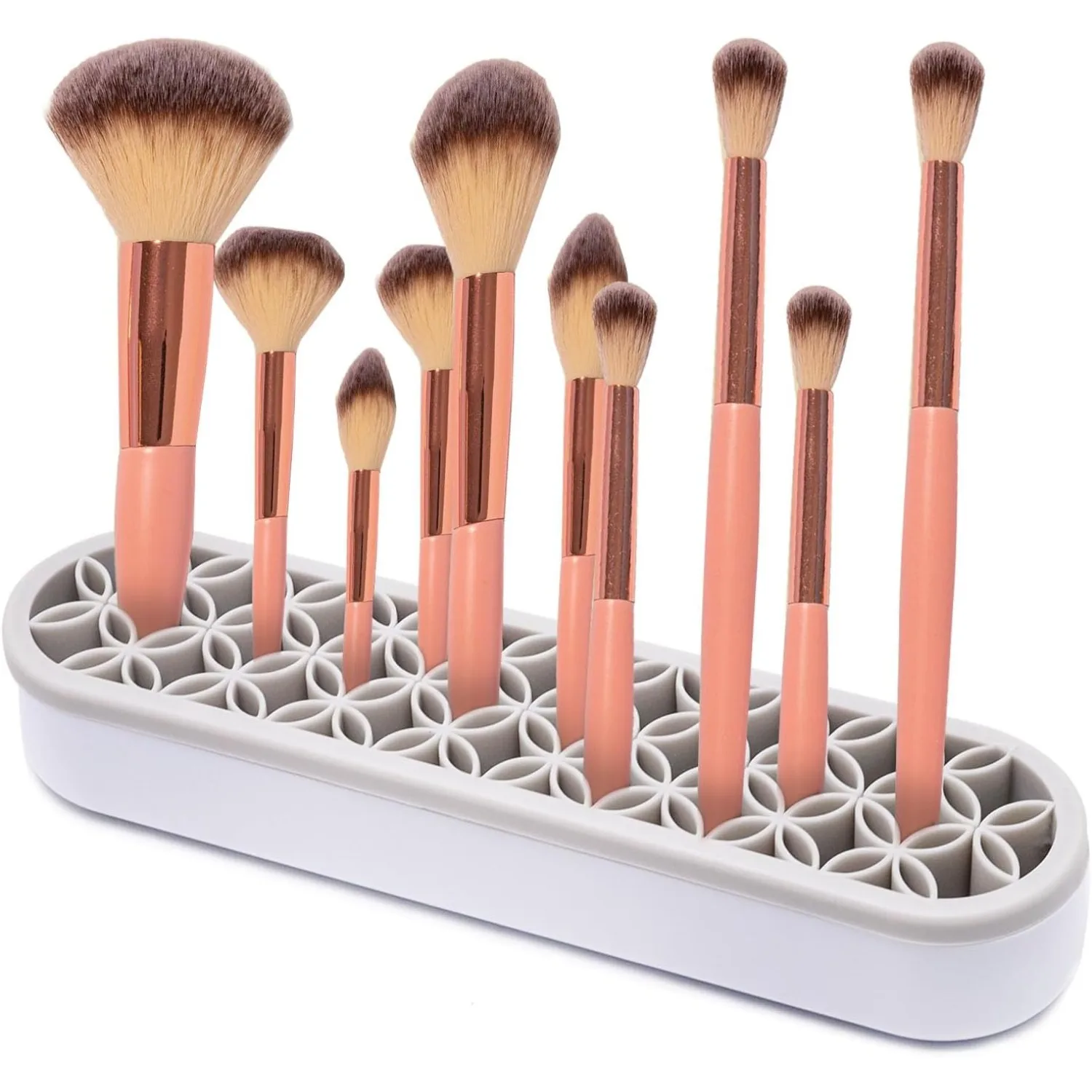Silicon Nail Brush Makeup Brush Display Stand Rack Storage Case Brush Drying Shelf Brush Holder Make UP Holder Organizer