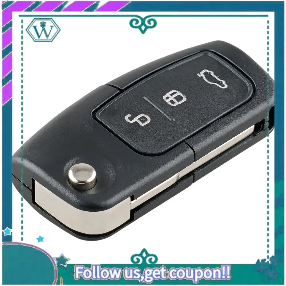 

AA92-автомобильный умный дистанционный ключ с 3 кнопками, подходит для Ford Focus Fiesta 2013, чехол для брелока, 433 МГц
