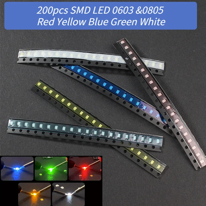 200Pcs Smd Led 0603…