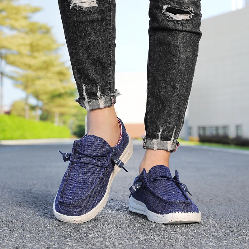 

Осенняя рабочая обувь на нескользящей подошве, удобная и дышащая мужская обувь, легкая повседневная тканевая обувь, размер 45, 46, туфли большого размера