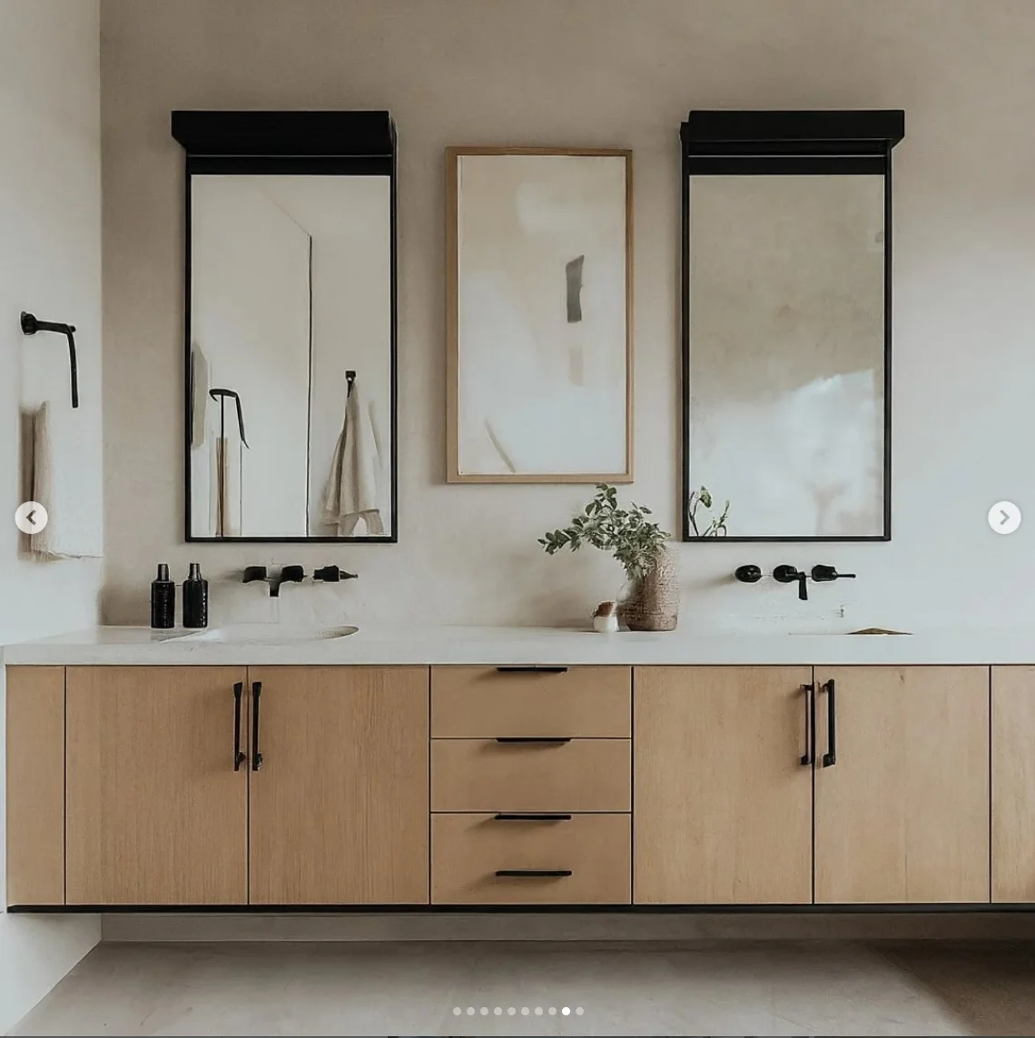 

2024 Hot Modern Design Wall hang Bathroom Vanities