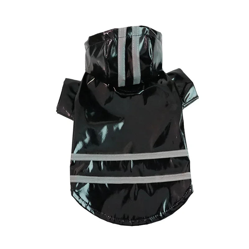 Petit chien imperméable réfléchissant imperméable coupe-vent chien manteau chiot chats imperméable C