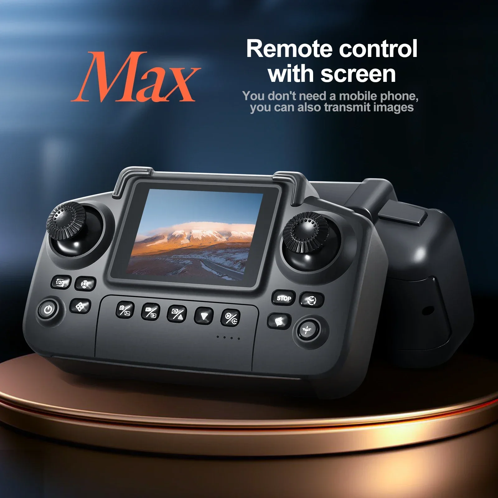 E88Air HD كاميرا مزدوجة مع شاشة 2.4 بوصة للتحكم عن بعد بدون طيار المهنية HD التصوير الجوي الطائرات كوادكوبتر اللعب #3