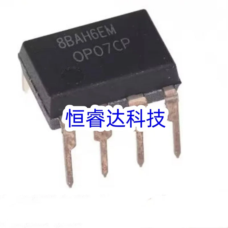 10Pcs 100% New Original OP07 OP07CP DIP-8 straight plug OP07C operational amplifier low offset chipset Ic Chip In Stock