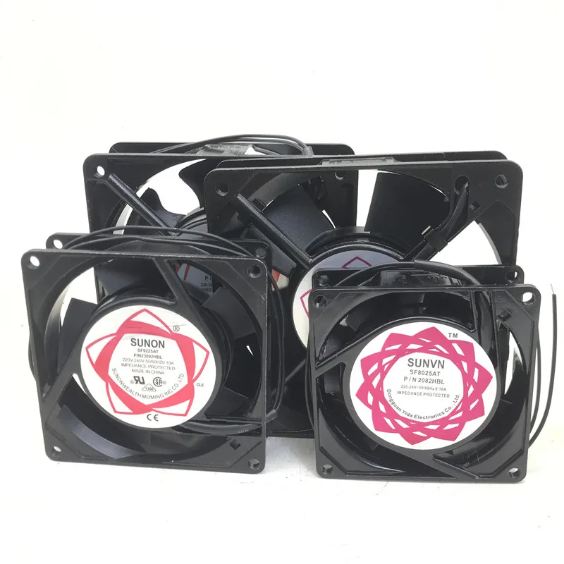 พัดลมทำความเย็นอุตสาหกรรม AC 110V 220V 380V พัดลมเชื่อมกล่องไฟอเนกประสงค์ขนาด8 9นิ้ว12ซม.