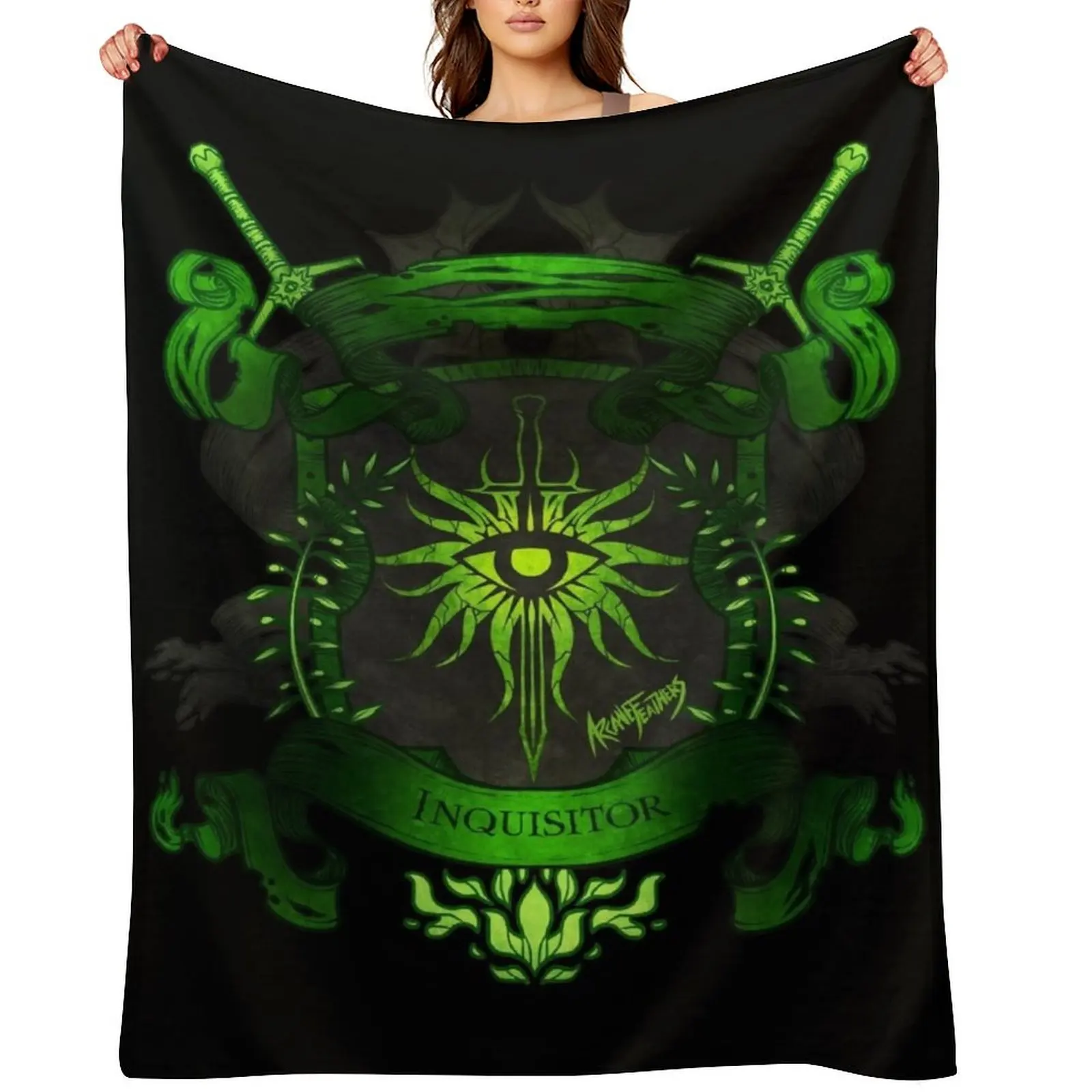 

Dragon Age: Inquisitor Throw Blanket Winter beds Thermals For Travel Extra Large Throw Blankets
