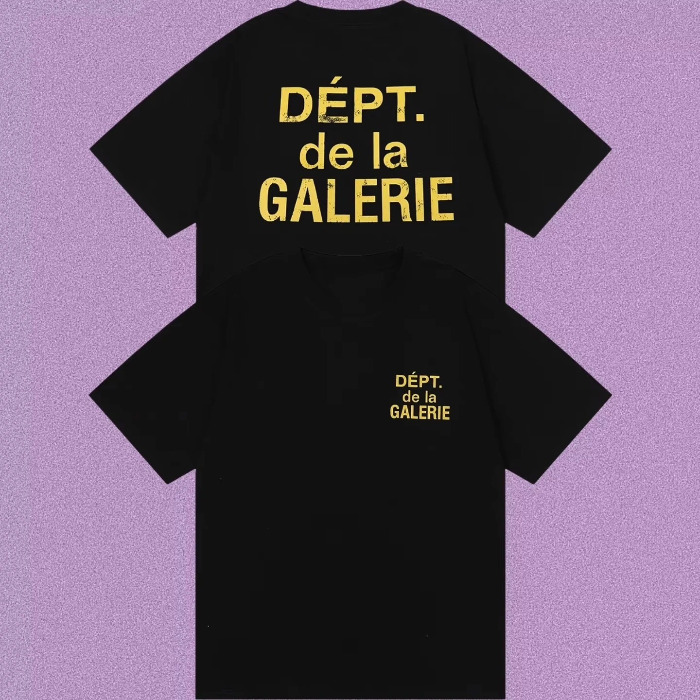 2026 New Gallery Dept Short Sleeve Letter Printed 2026 New American Casual Street Cotton Large T-shirt Trendy Hot Sale