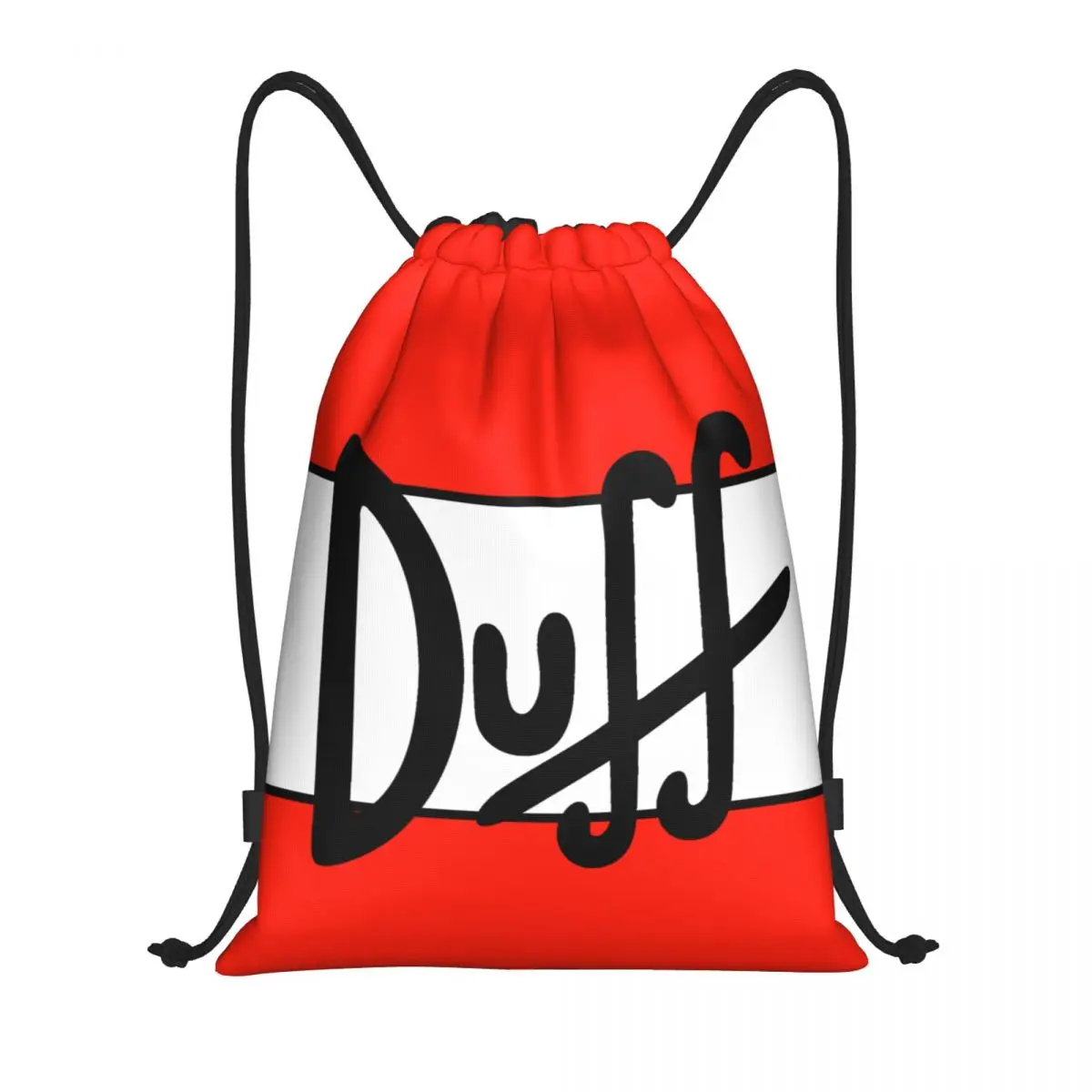 Custom Duff Beer Drawstring Backpack Bags Women Men Lightweight Gym Sports Sackpack Sacks for Yoga